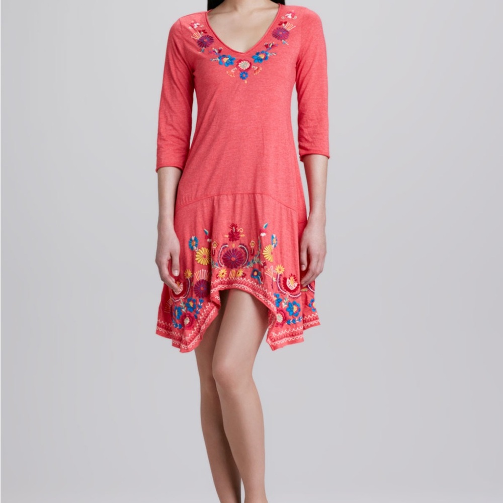 Johnny Was Bronwyn Embroidered Dress